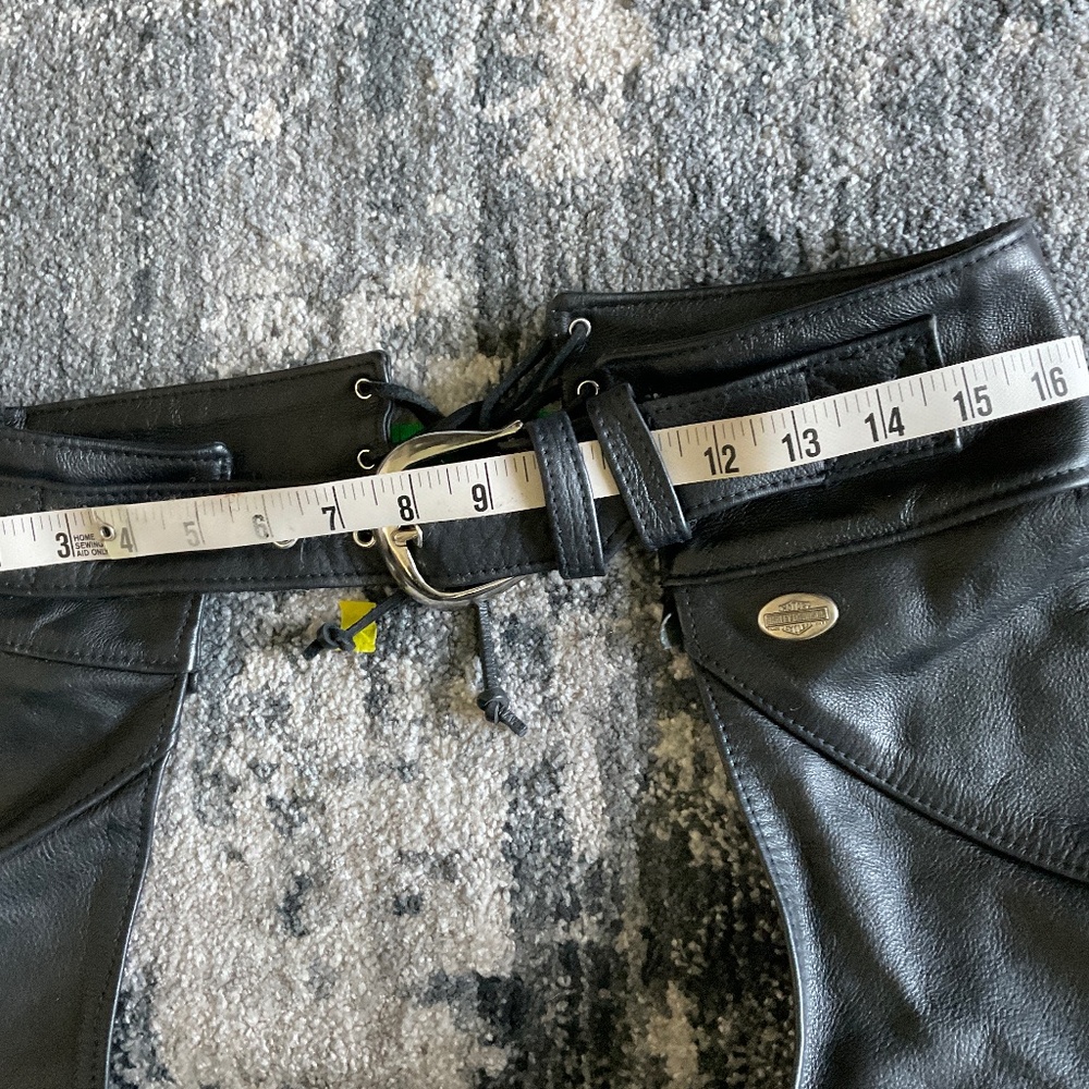 Chaps Black Leather H-D